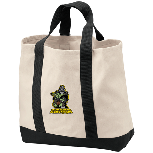 Artichoke Fight Gear Custom Design #20. You Don't Know the Power of Jiu Jitsu. 2-Tone Shopping Tote