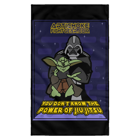 Artichoke Fight Gear Custom Design #20. You Don't Know the Power of Jiu Jitsu. Wall Flag