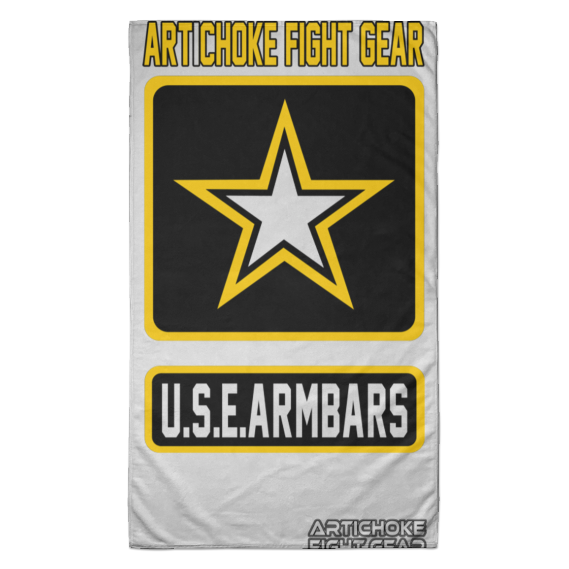 Artichoke Fight Gear Custom Design #2. USE ARMBARS. Towel - 35x60