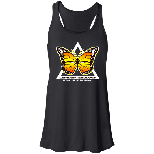 Artichoke Fight Gear Custom Design #6. Lepidopterology (Study of butterflies). Butterfly Guard. Flowy Racerback Tank