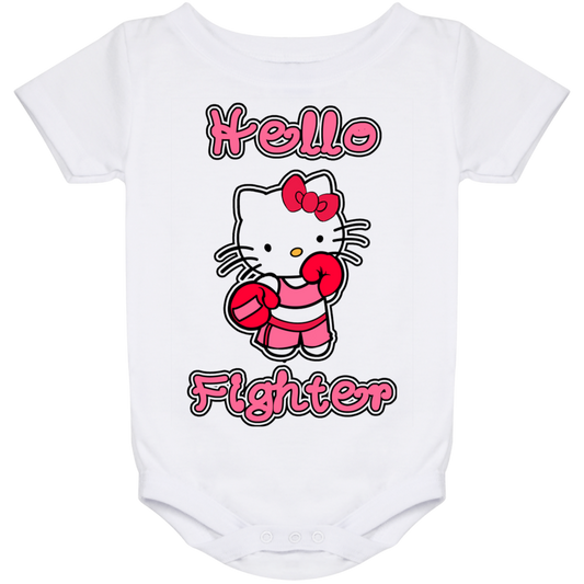 Artichoke Fight Gear Custom Design #11. Hello Fighter. Baby Onesie 24 Month