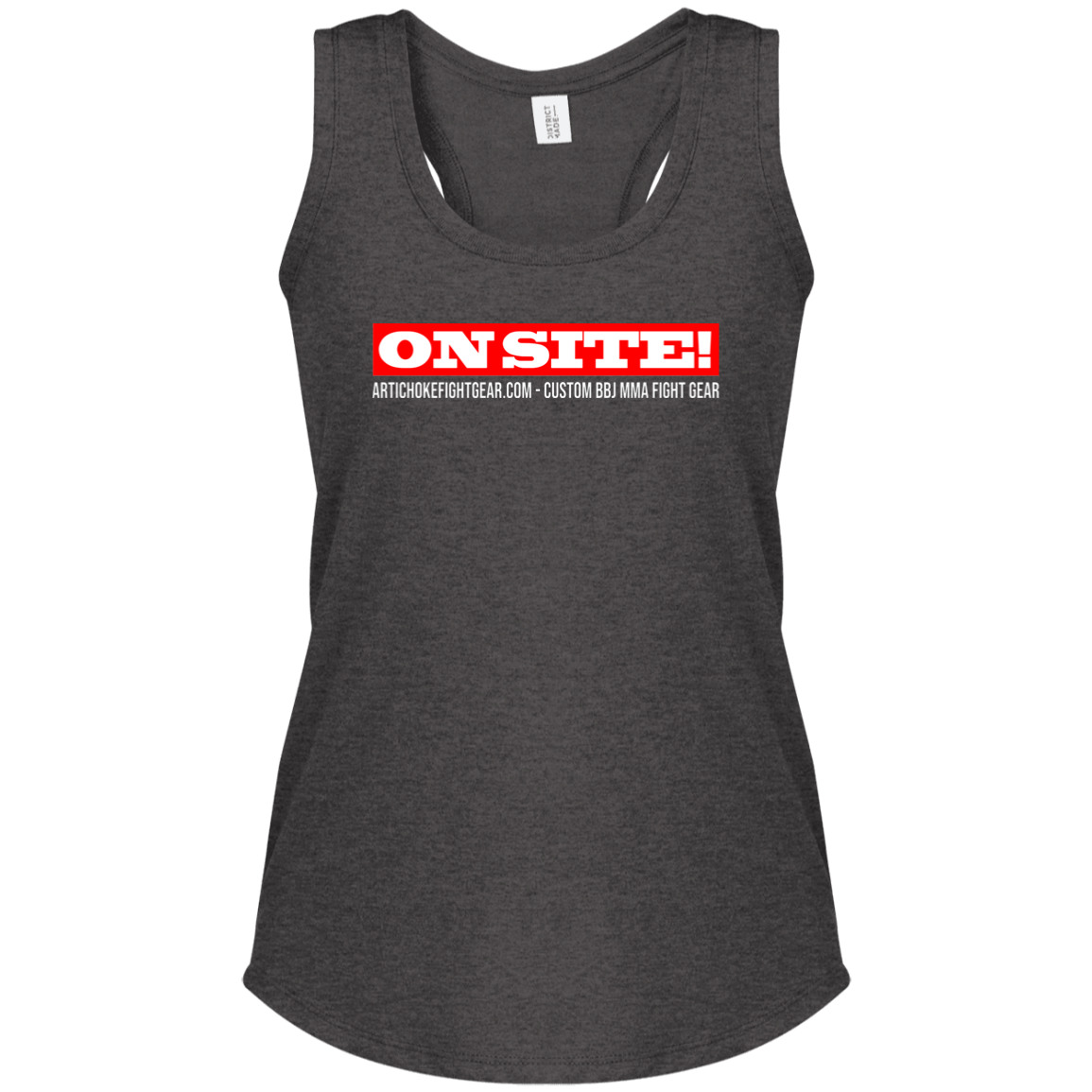 AFG Custom Design #14. ON SITE! Ladies' Tri Racerback Tank