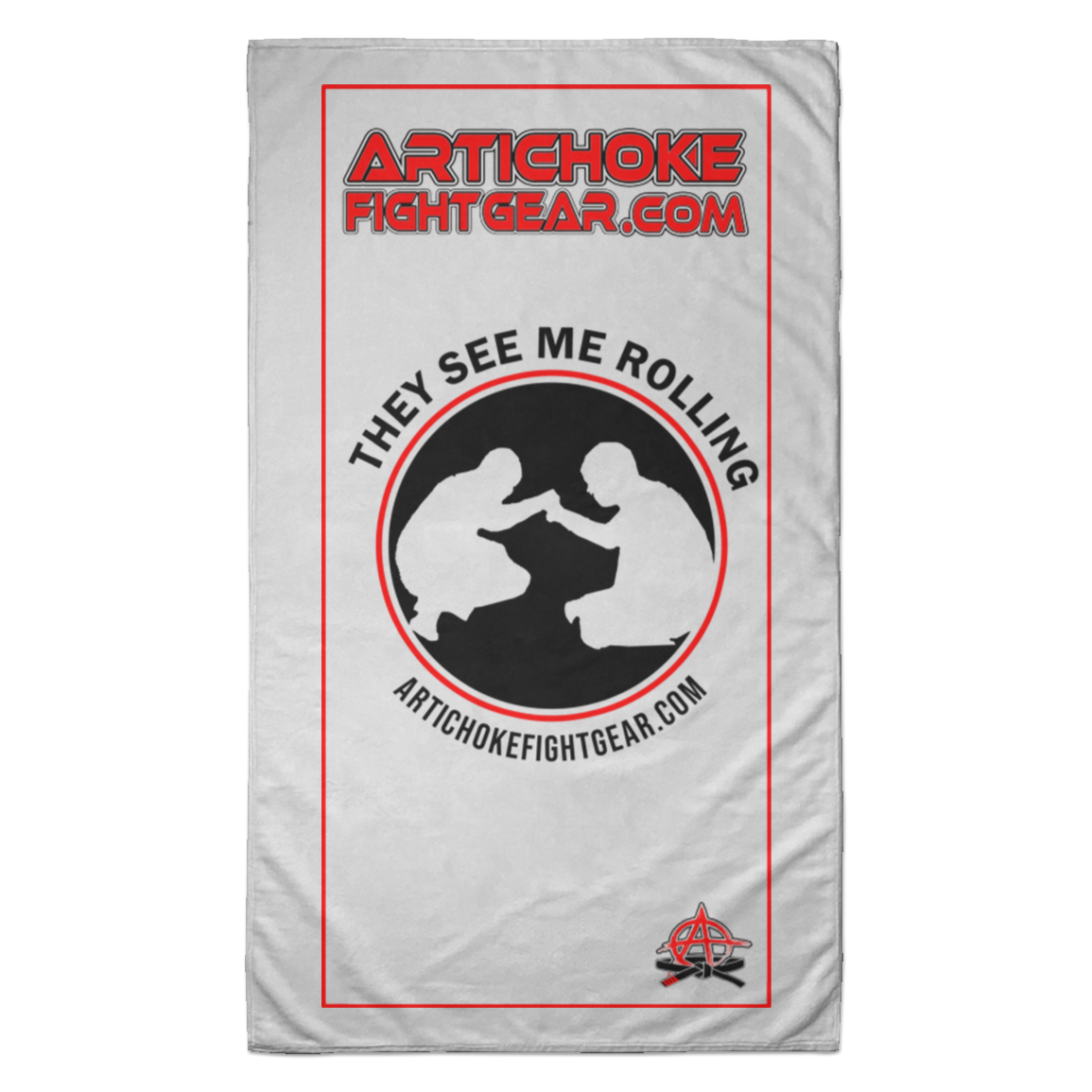 Artichoke Fight Gear Custom Design #16. They See Me Rolling. Towel - 35x60