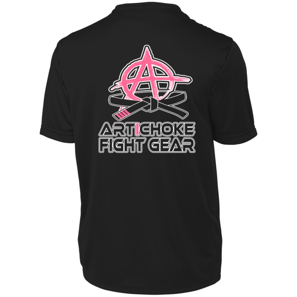 Artichoke Fight Gear Custom Design #11. Hello Fighter. Men's Moisture-Wicking Tee