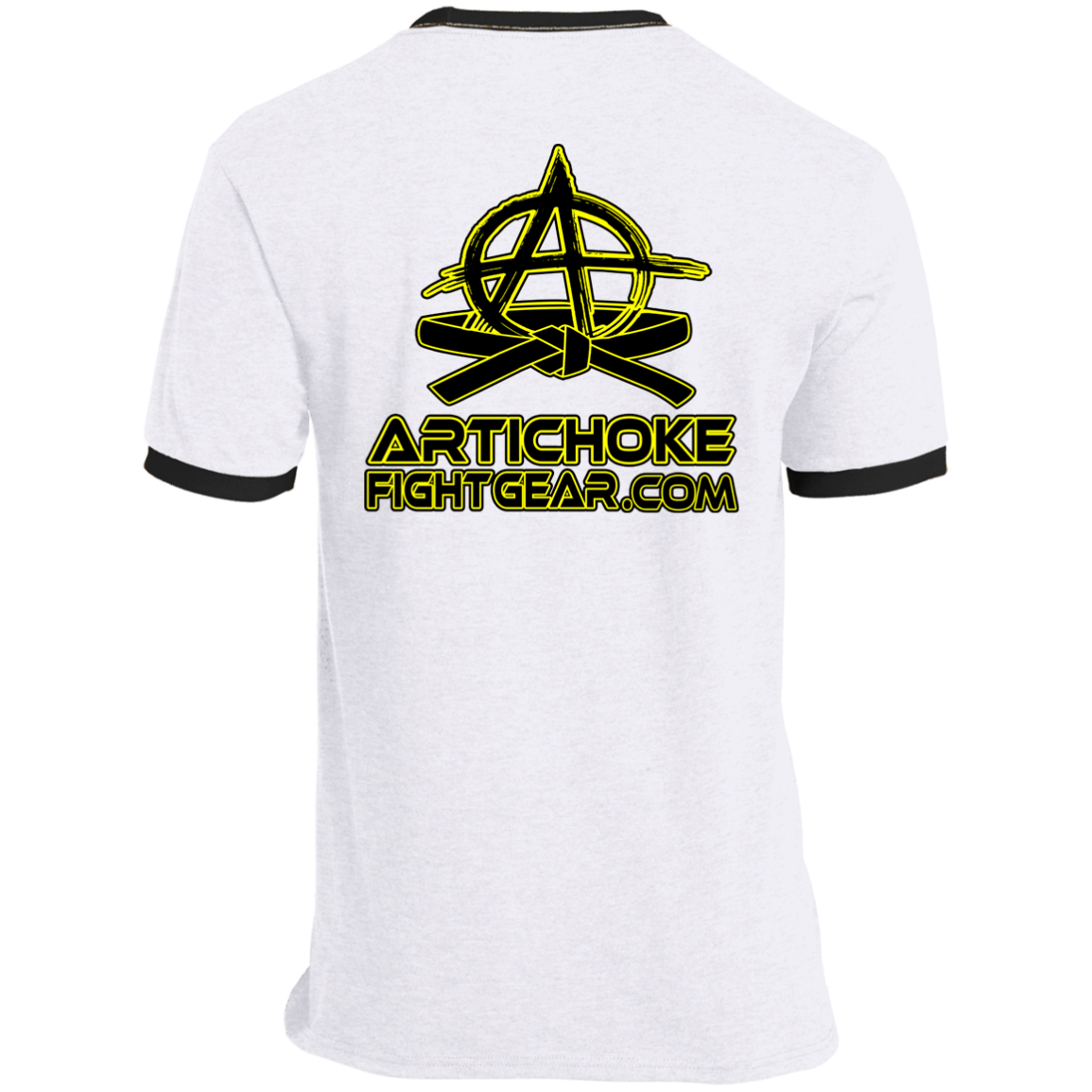 Artichoke Fight Gear Custom Design #9. EAT. SLEEP. JIU JITSU. REPEAT. Ringer Tee