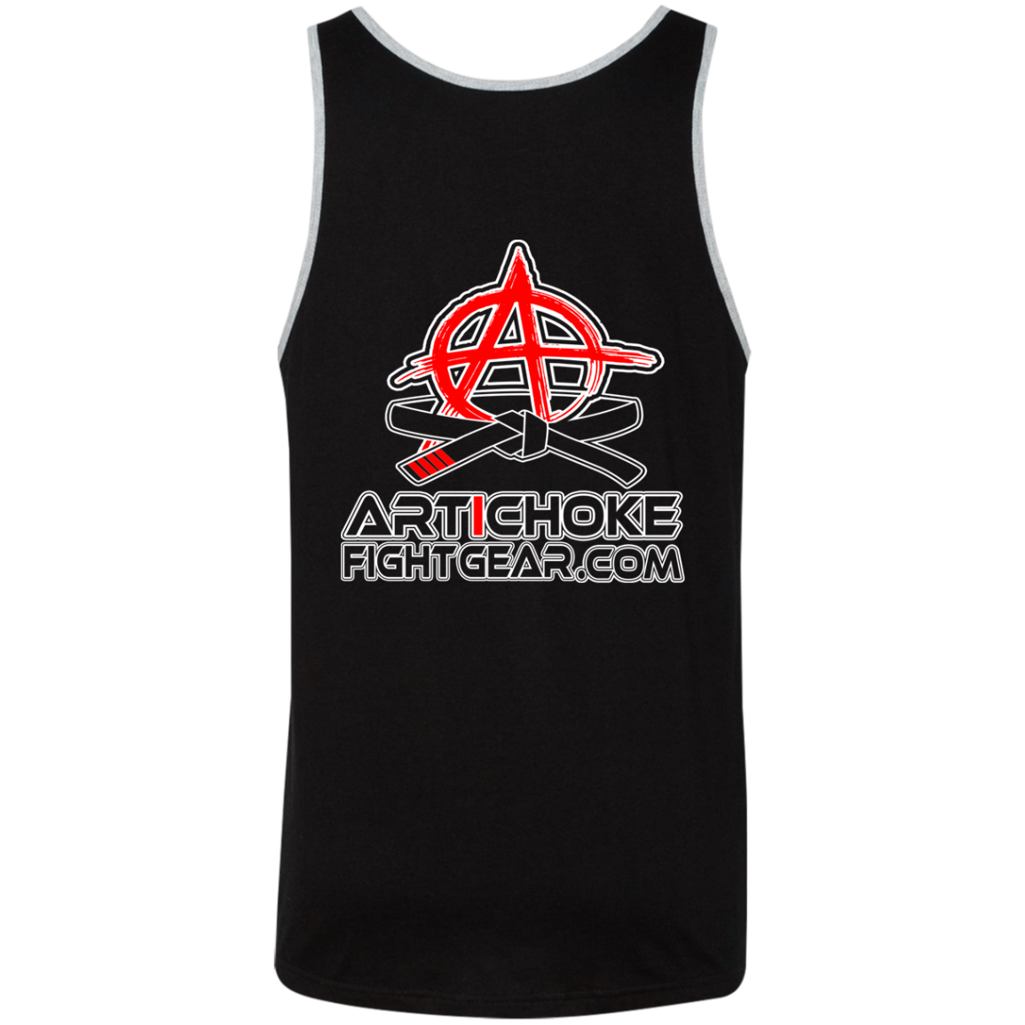 Artichoke Fight Gear Custom Design #15. Proper Quitter. Unisex 2-Tone Tank Top