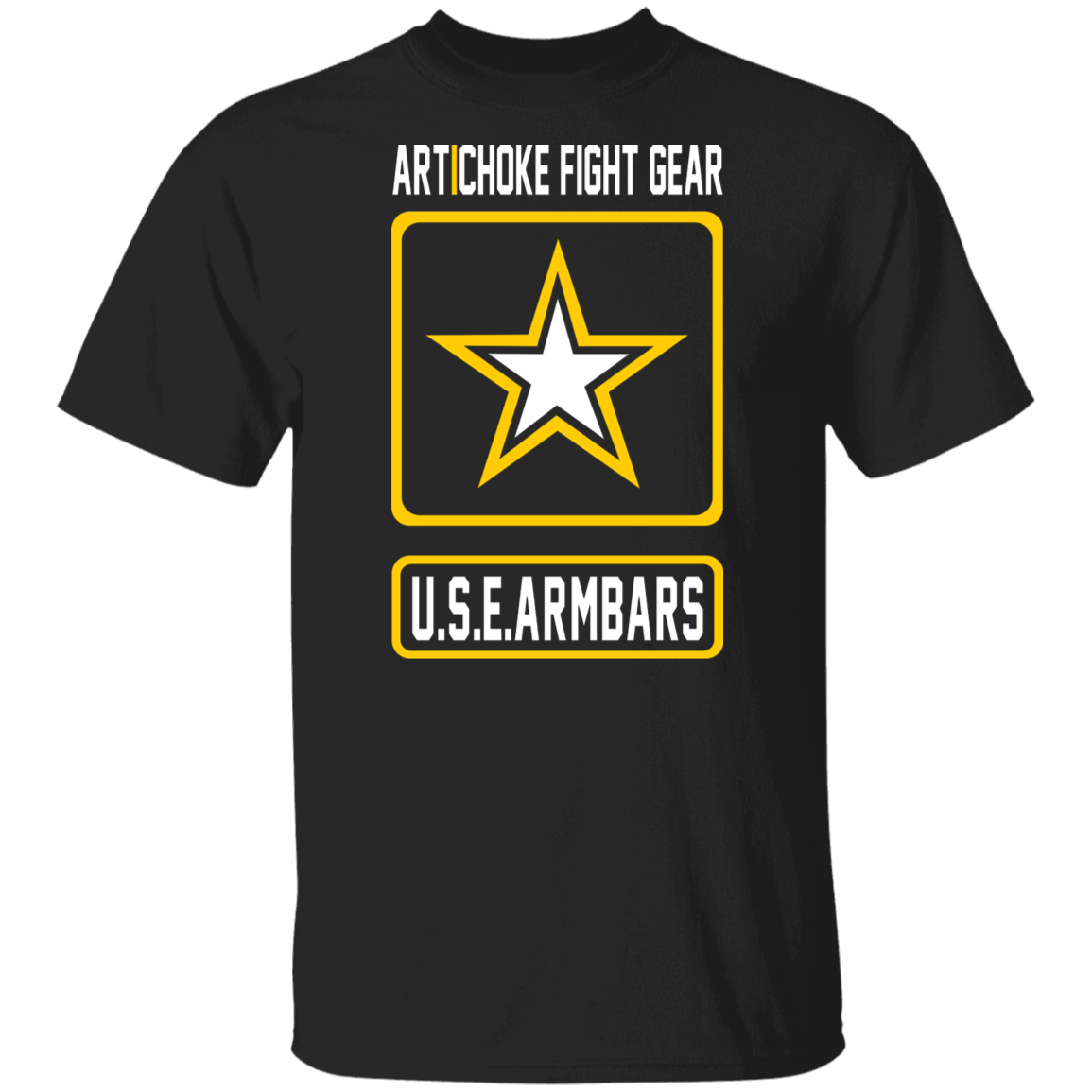 Artichoke Fight Gear Custom Design #2. USE ARMBARS. Youth 100% Cotton T-Shirt