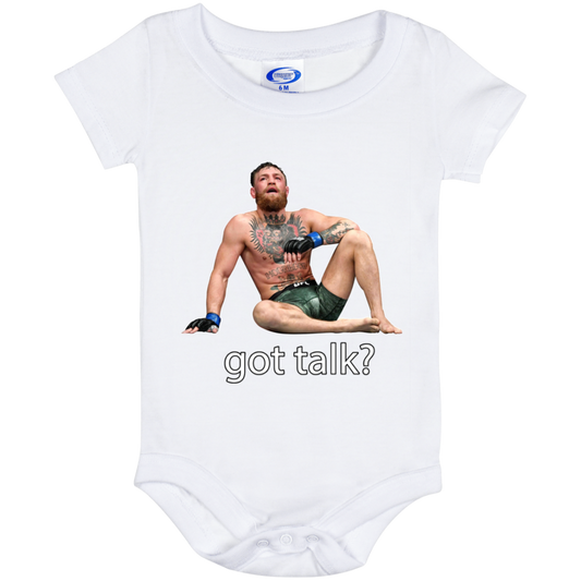 Artichoke Fight Gear Custom Design #10. Got Talk? Baby Onesie 6 Month