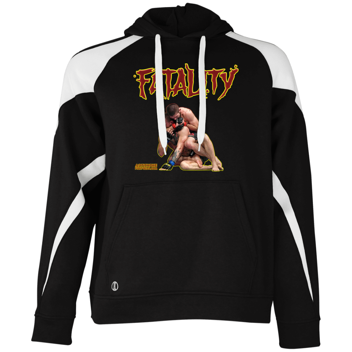 Artichoke Fight Gear Custom Design #21. FATLAITY! Colorblock Fleece Hoodie