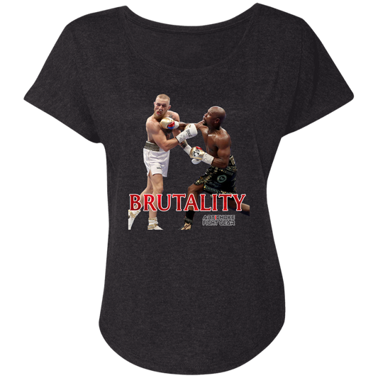 Artichoke Fight Gear Custom Design #5. Brutality! Ladies' Triblend Dolman Sleeve