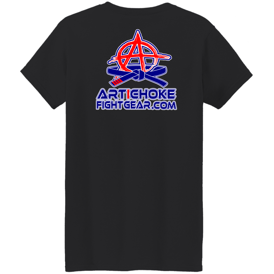 Artichoke Fight Gear Custom Design #4. MLB style BJJ. Ladies' 100% Pre-Shrunk Cotton T-Shirt