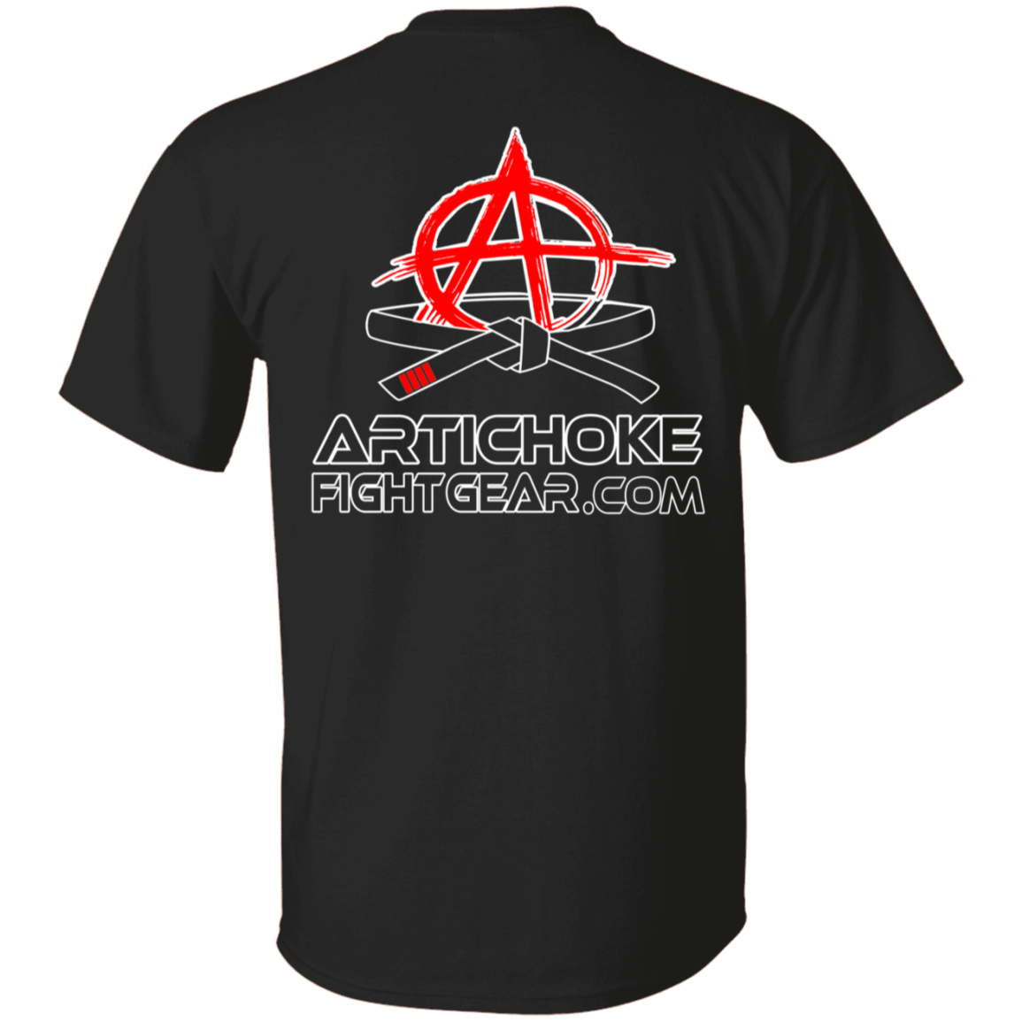 Artichoke Fight Gear Custom Design #19. Sticks and Stones. 100% Cotton T-Shirt