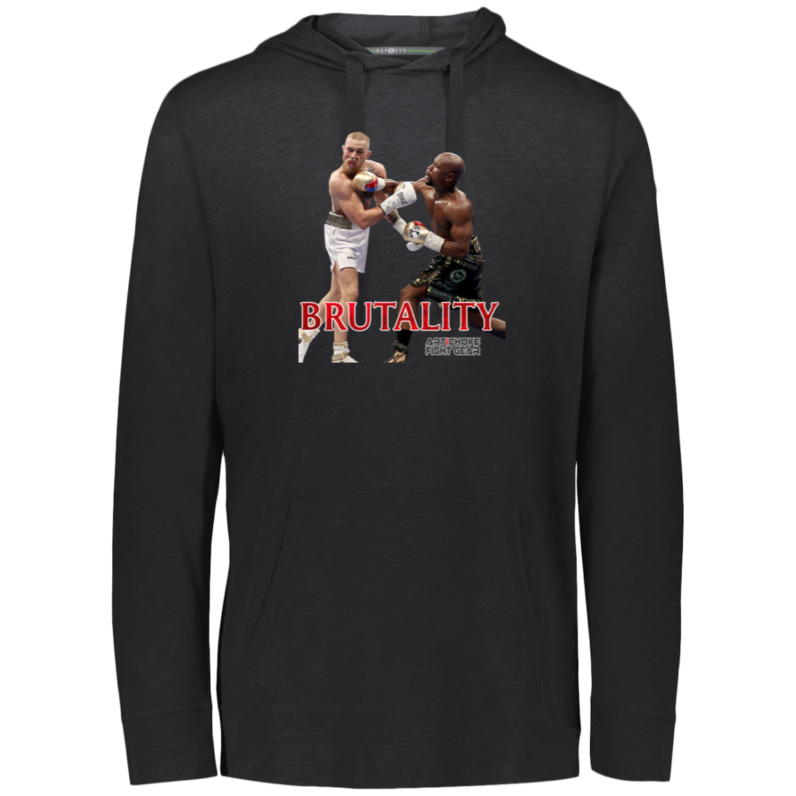 Artichoke Fight Gear Custom Design #5. Brutality! Eco Triblend T-Shirt Hoodie