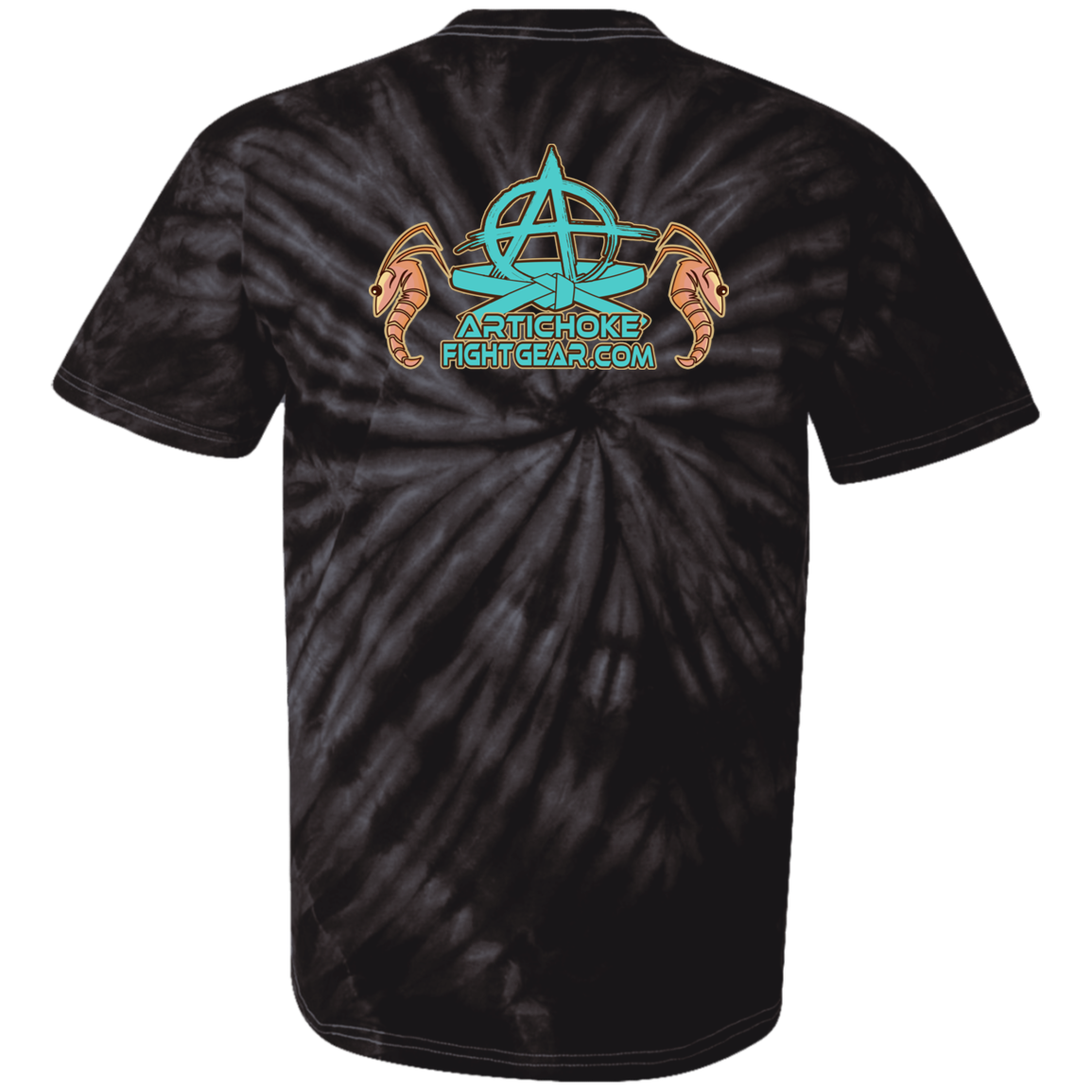 Artichoke Fight Gear Custom Design #18. Shrimpin ain't Easy. 100% Cotton Tie Dye T-Shirt