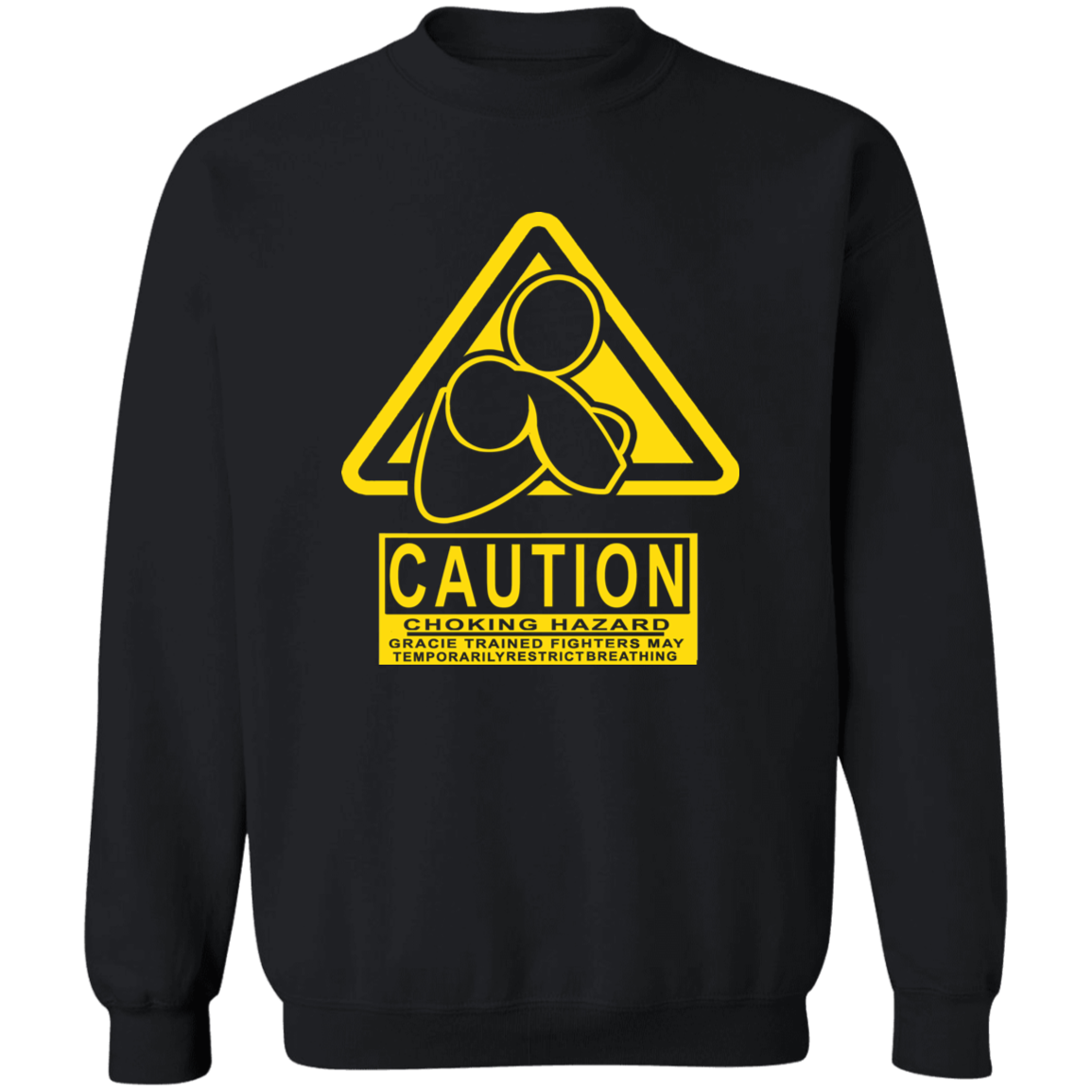 AFG Custom Design #07. CAUTION: CHOKING HAZARD. Crewneck Pullover Sweatshirt