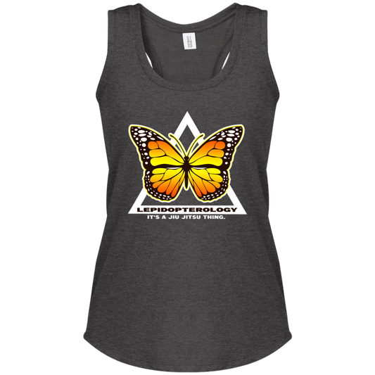 Artichoke Fight Gear Custom Design #6. Lepidopterology (Study of butterflies). Butterfly Guard. Ladies' Tri Racerback Tank