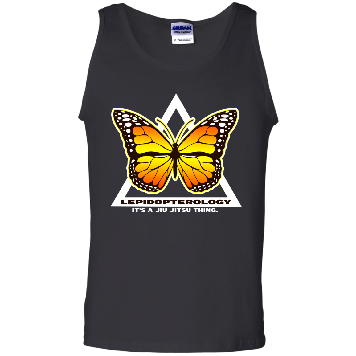 Artichoke Fight Gear Custom Design #6. Lepidopterology (Study of butterflies). Butterfly Guard. 100% Cotton Tank Top