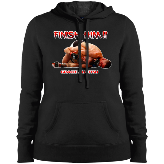 Artichoke Fight Gear Custom Design #8. Finish Him! Ladies' Pullover Hooded Sweatshirt