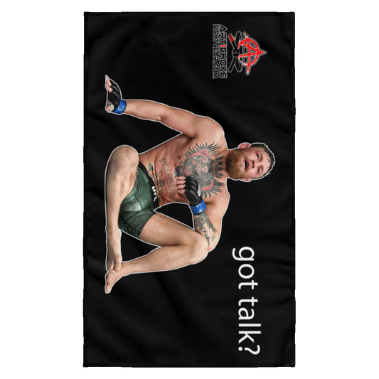 Artichoke Fight Gear Custom Design #10. Got Talk? Wall Flag