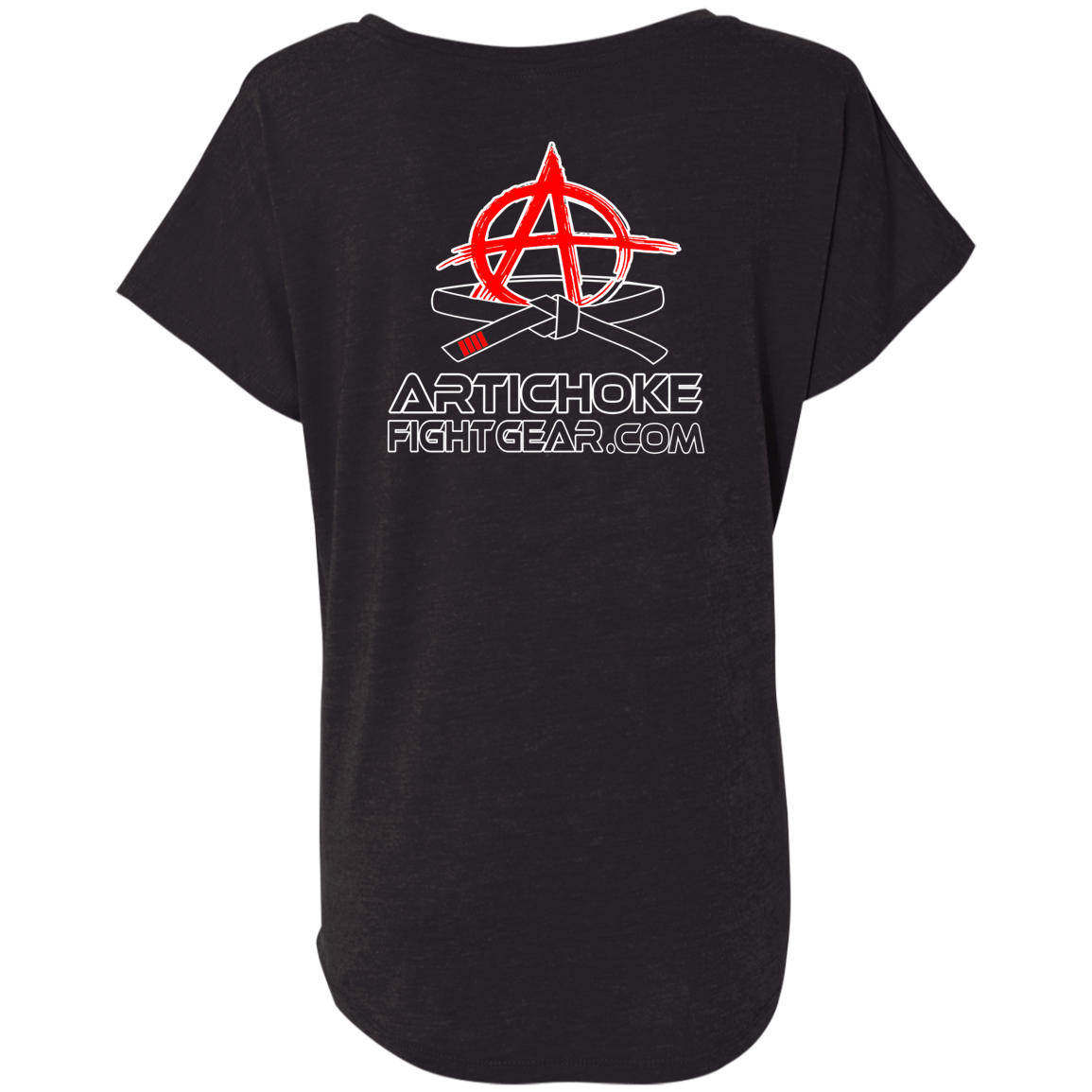 Artichoke Fight Gear Custom Design #15. Proper Quitter. Ladies' Triblend Dolman Sleeve