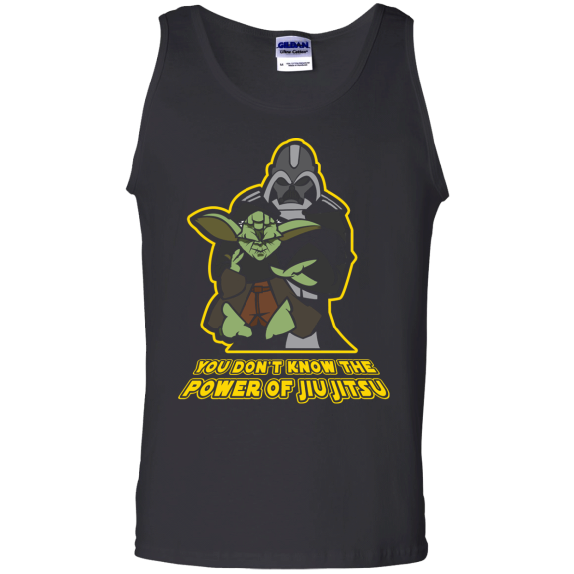 Artichoke Fight Gear Custom Design #20. You Don't Know the Power of Jiu Jitsu. 100% Cotton Tank Top