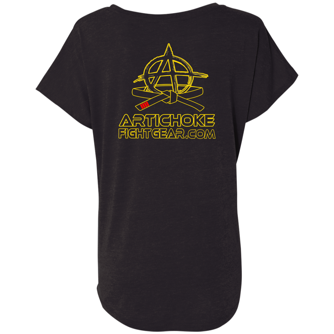 Artichoke Fight Gear Custom Design #20. You Don't Know the Power of Jiu Jitsu. Ladies' Triblend Dolman Sleeve