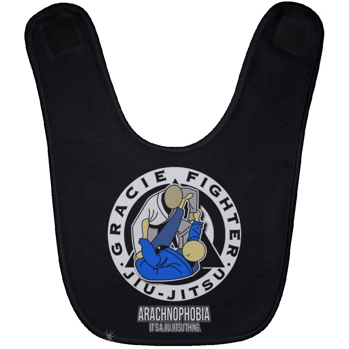 Artichoke Fight Gear Custom Design #1. Arachnophobia: Fear of Spiders. Spider Guard. It's a Jiu Jitsu Thing. Baby Bib