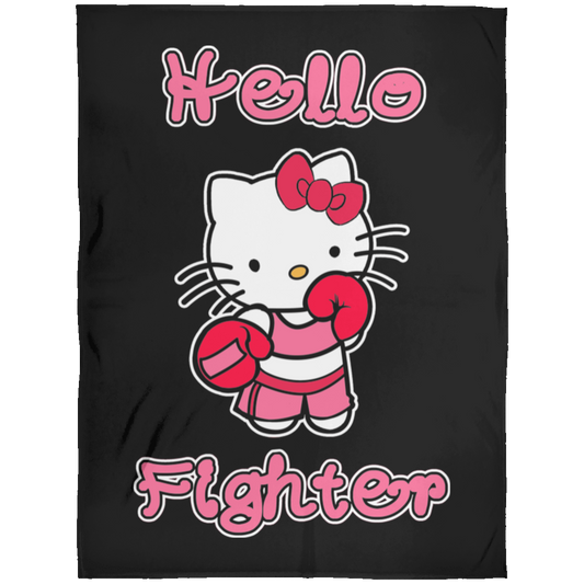 Artichoke Fight Gear Custom Design #11. Hello Fighter. Arctic Fleece Blanket 60x80