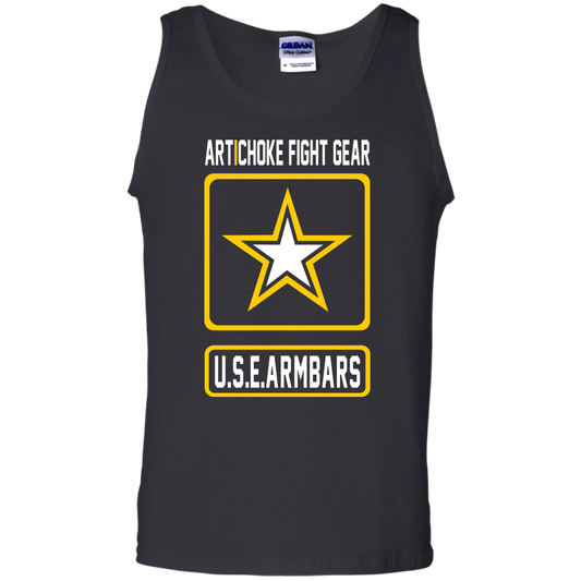 Artichoke Fight Gear Custom Design #2. USE ARMBARS. 100% Cotton Tank Top