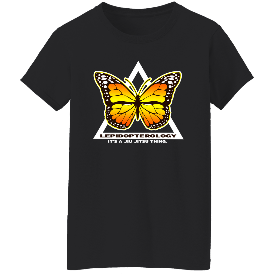 Artichoke Fight Gear Custom Design #6. Lepidopterology (Study of butterflies). Butterfly Guard. Ladies' 5.3 oz. T-Shirt