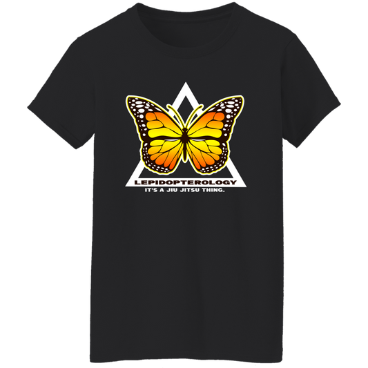 Artichoke Fight Gear Custom Design #6. Lepidopterology (Study of butterflies). Butterfly Guard. Ladies' 5.3 oz. T-Shirt