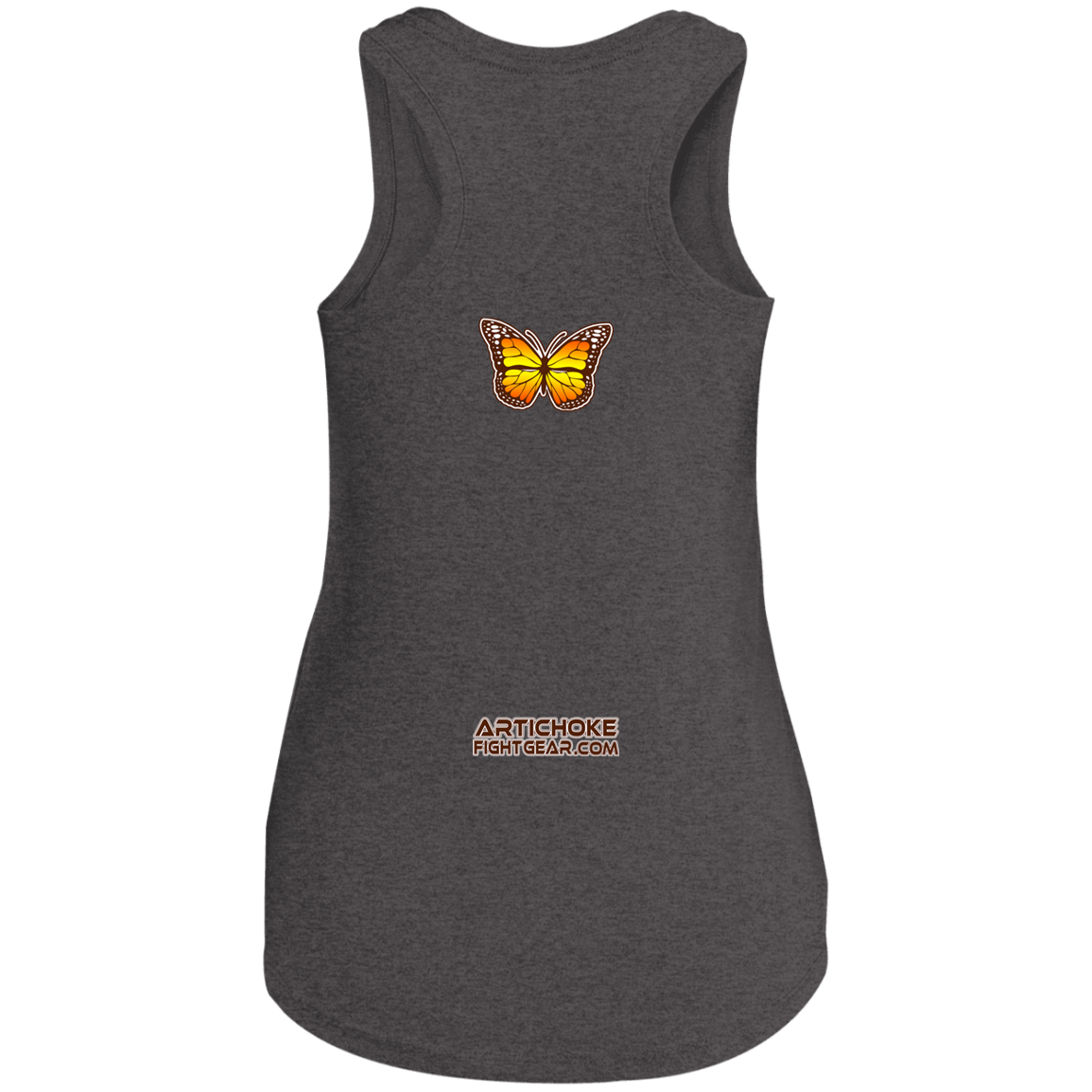 Artichoke Fight Gear Custom Design #6. Lepidopterology (Study of butterflies). Butterfly Guard. Ladies' Tri Racerback Tank