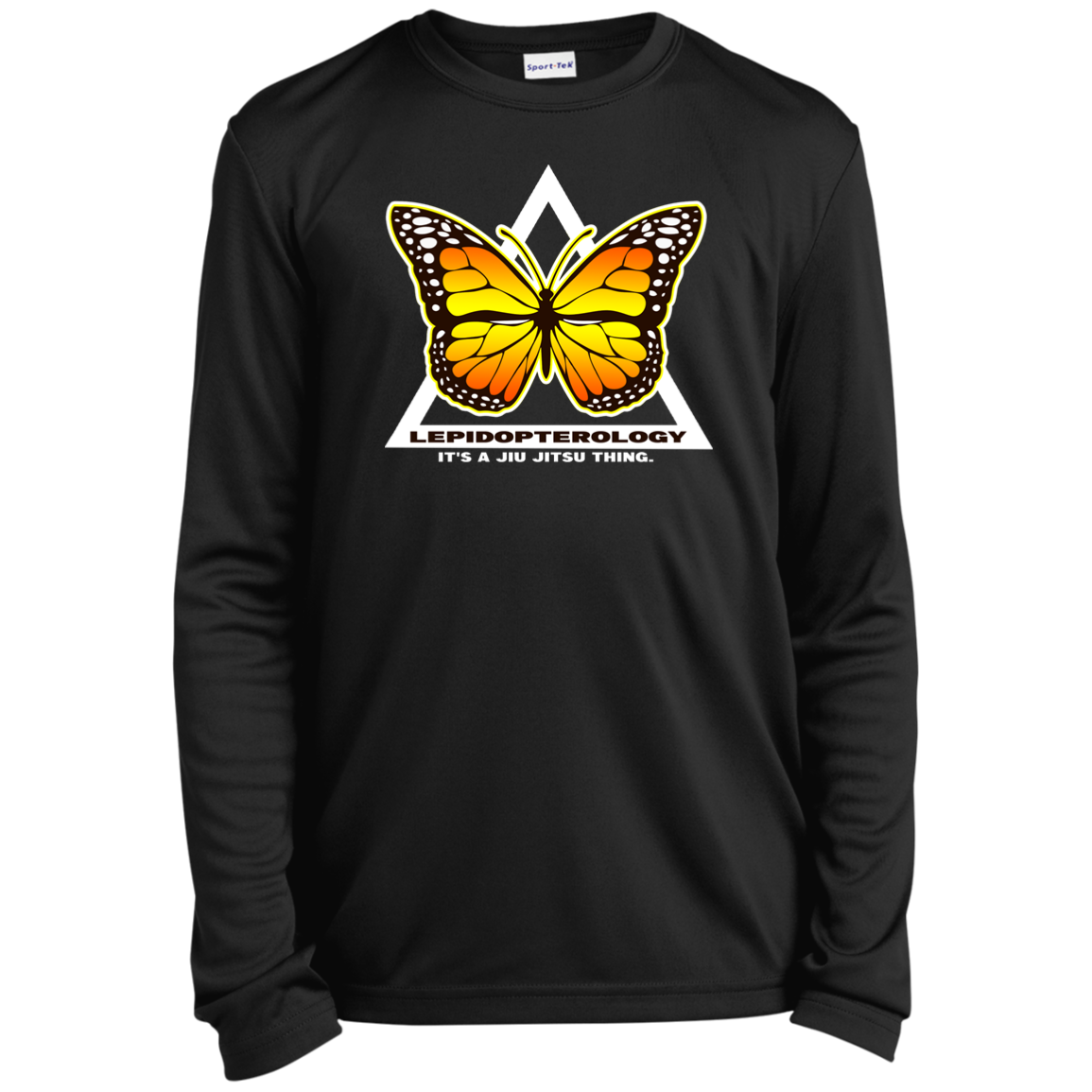 Artichoke Fight Gear Custom Design #6. Lepidopterology (Study of butterflies). Butterfly Guard. Youth 100% Polyester Long Sleeve