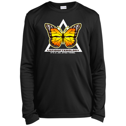 Artichoke Fight Gear Custom Design #6. Lepidopterology (Study of butterflies). Butterfly Guard. Youth 100% Polyester Long Sleeve