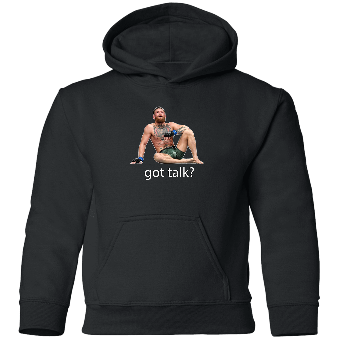 Artichoke Fight Gear Custom Design #10. Got Talk? Youth Pullover Hoodie