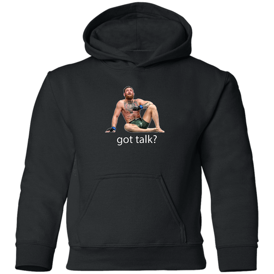 Artichoke Fight Gear Custom Design #10. Got Talk? Youth Pullover Hoodie