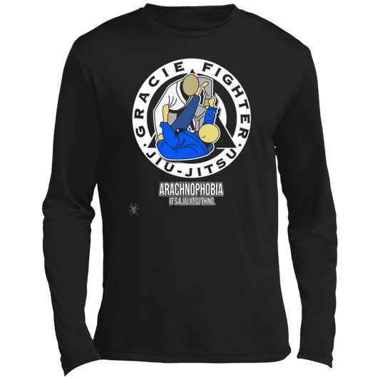 Artichoke Fight Gear Custom Design #1. Arachnophobia: Fear of Spiders. Spider Guard. It's a Jiu Jitsu Thing. Men’s Long Sleeve 100% Polyester