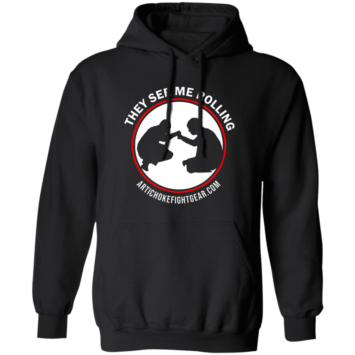 Artichoke Fight Gear Custom Design #16. They See Me Rolling. Basic Pullover Hoodie