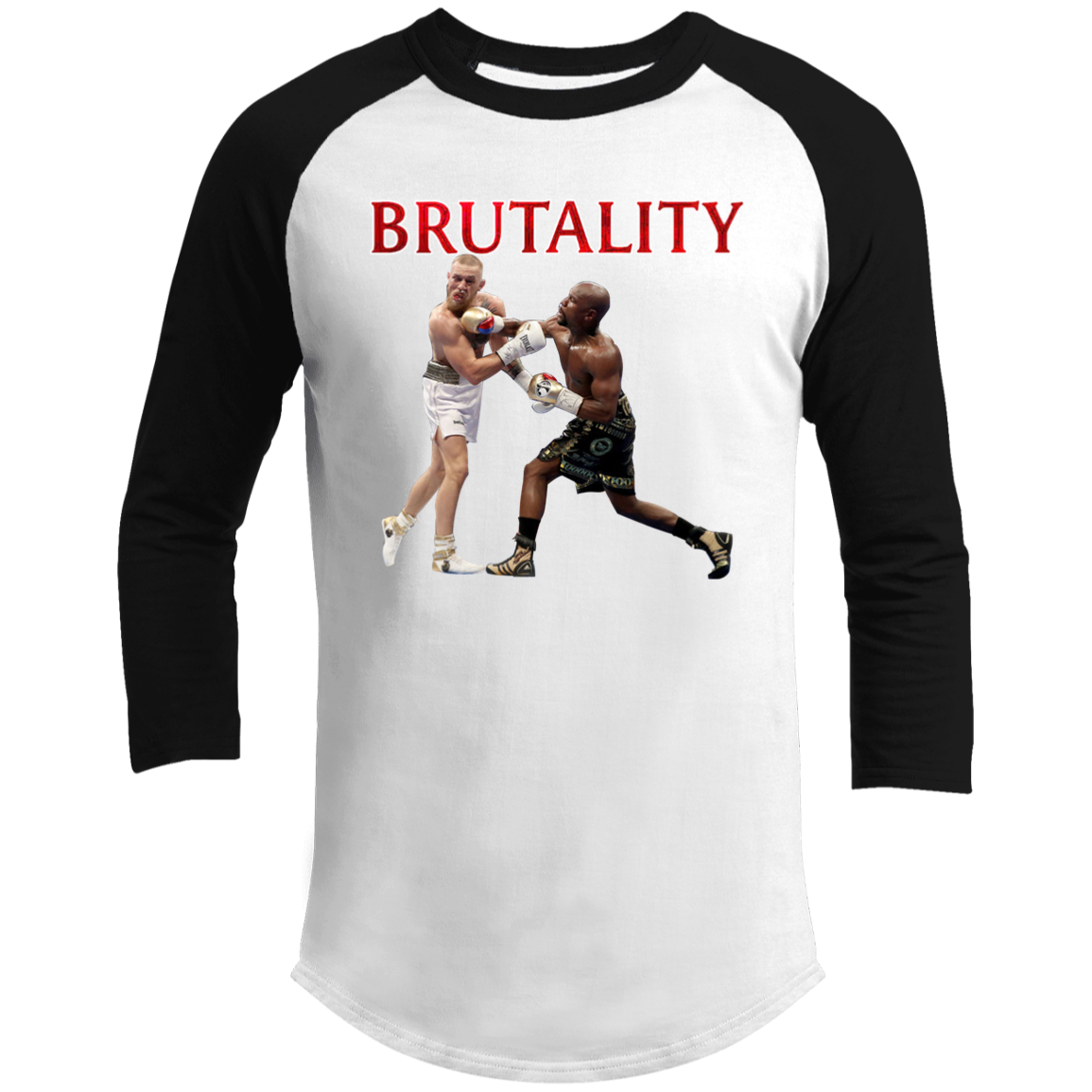 Artichoke Fight Gear Custom Design #5. Brutality! 3/4 Raglan Sleeve Shirt