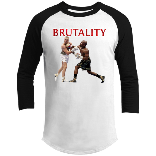 Artichoke Fight Gear Custom Design #5. Brutality! 3/4 Raglan Sleeve Shirt