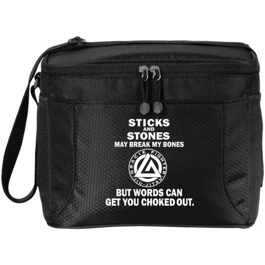 Artichoke Fight Gear Custom Design #19. Sticks and Stones. 12-Pack Cooler