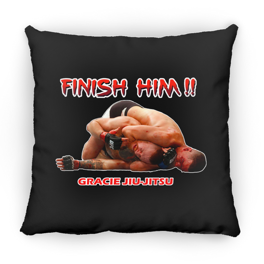 Artichoke Fight Gear Custom Design #8. Finish Him! Large Square Pillow