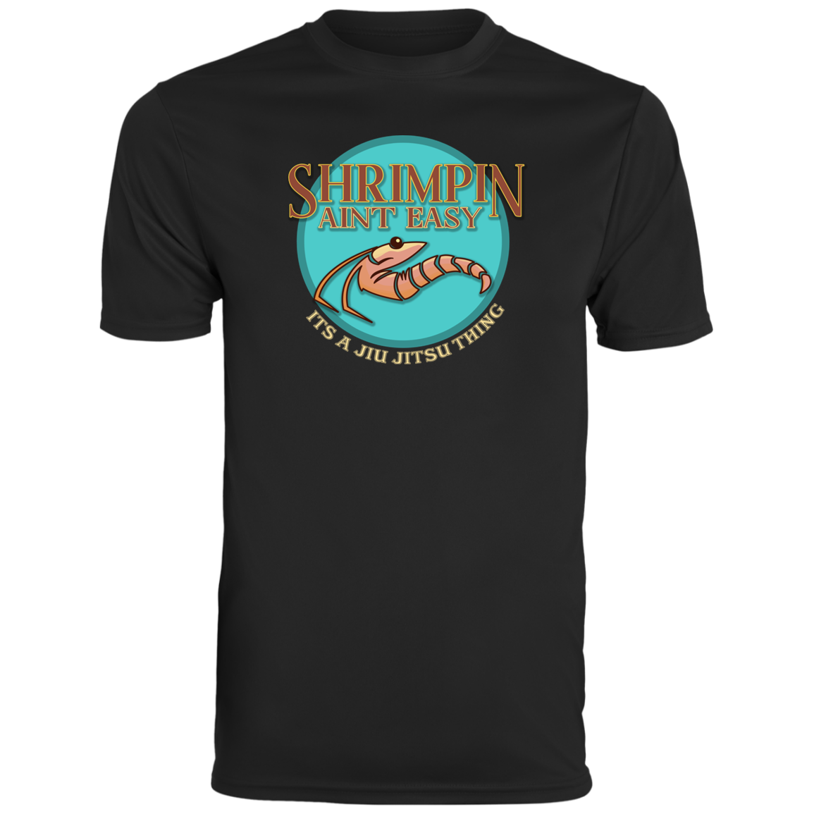 Artichoke Fight Gear Custom Design #18. Shrimpin ain't Easy. Youth Moisture-Wicking Tee