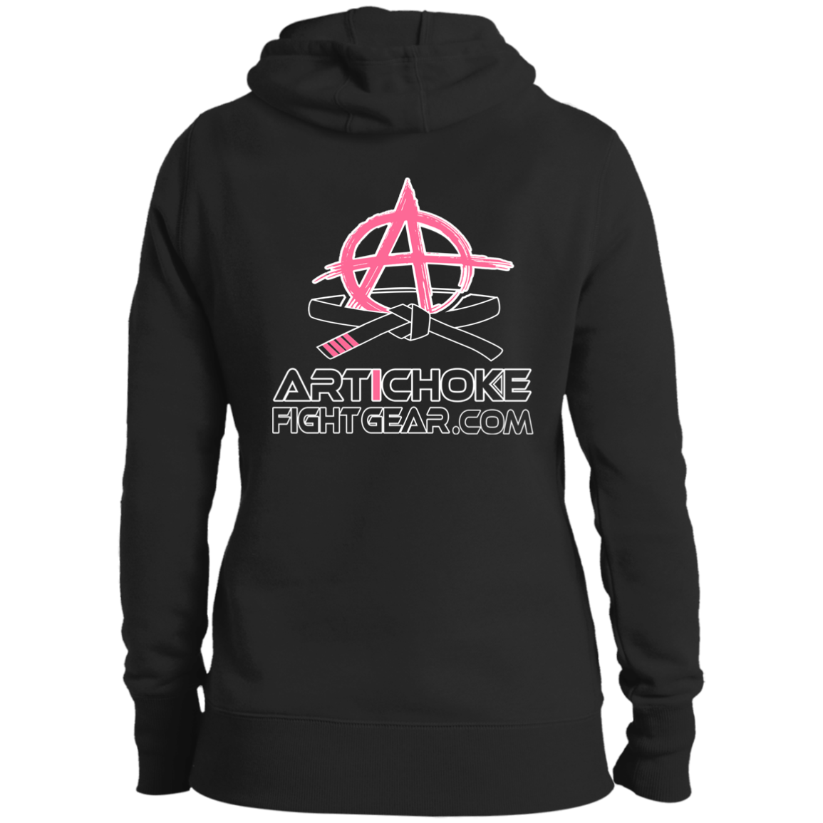 Artichoke Fight Gear Custom Design #11. Hello Fighter. Ladies' Pullover Hooded Sweatshirt