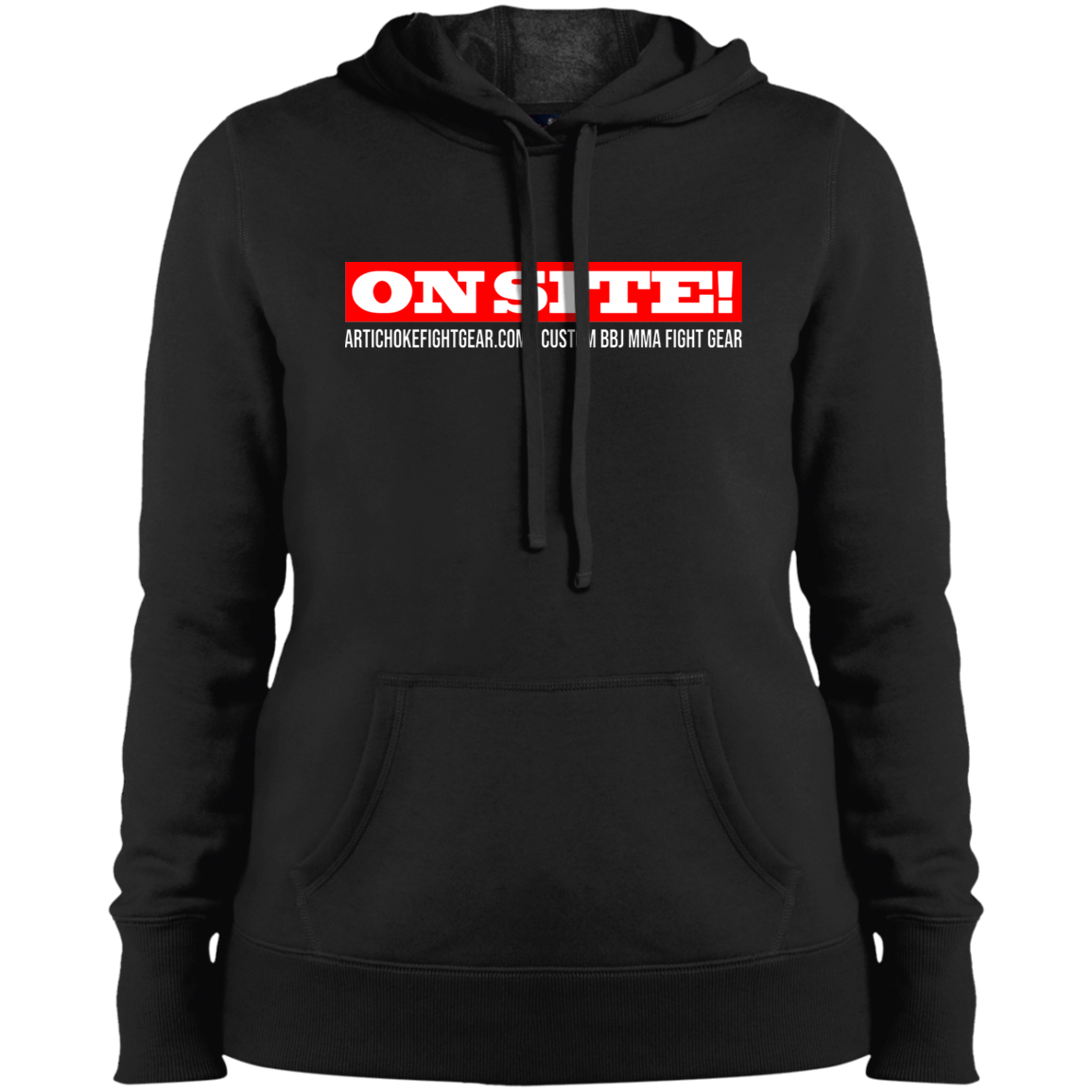 Artichoke Fight Gear Custom Design #14. ON SITE! Ladies' Pullover Hooded Sweatshirt