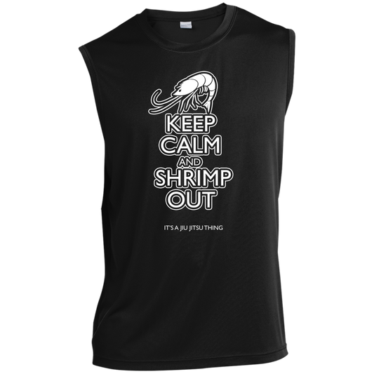 Artichoke Fight Gear Custom Design #12. Keep Calm and Shrimp Out. Men’s Sleeveless