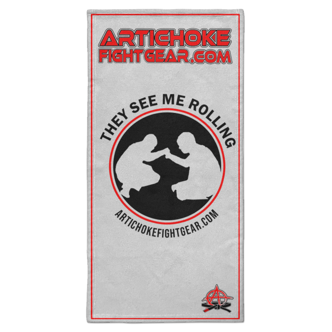 Artichoke Fight Gear Custom Design #16. They See Me Rolling. Towel - 15x30