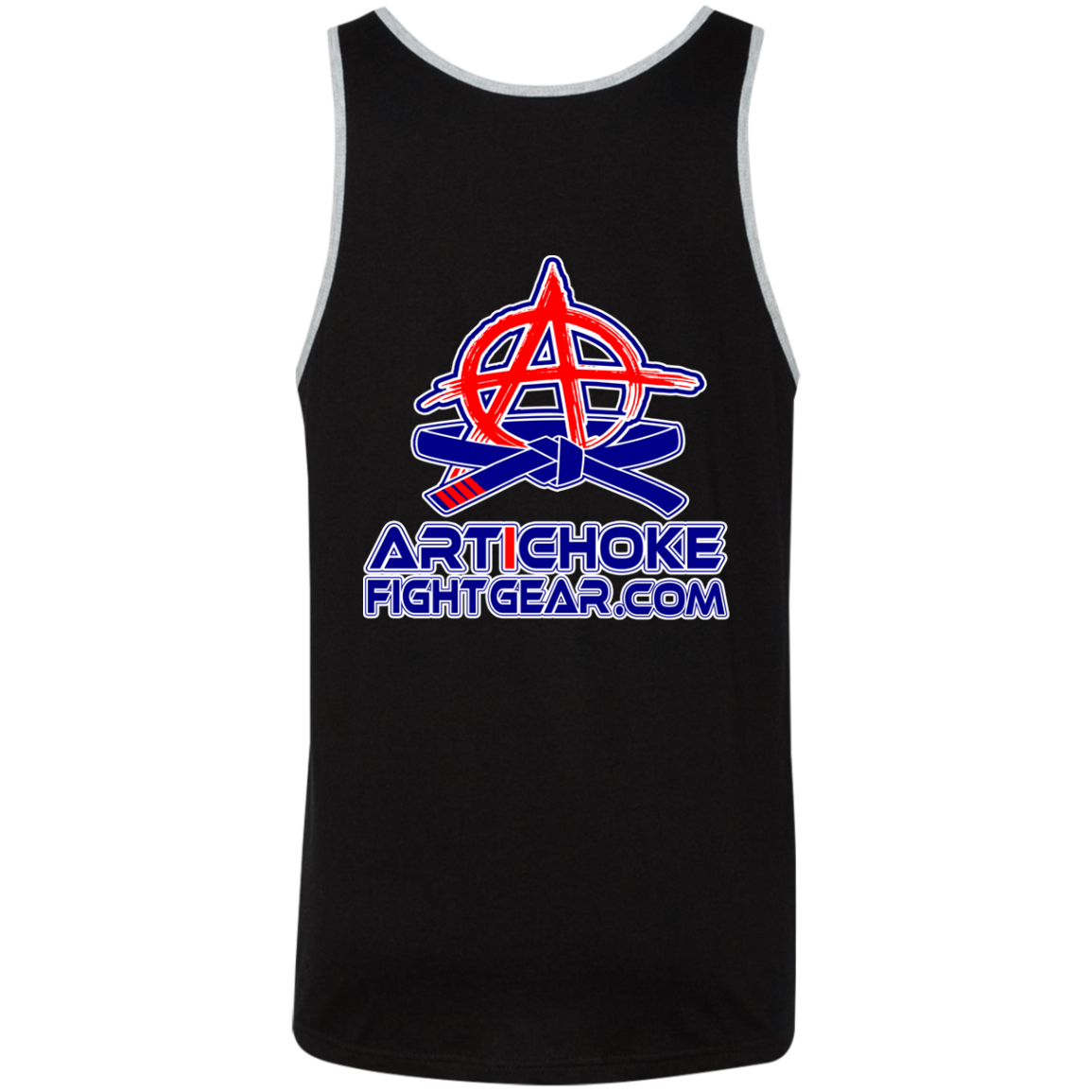 Artichoke Fight Gear Custom Design #4. MLB style BJJ. Unisex 2-Tone Tank Top