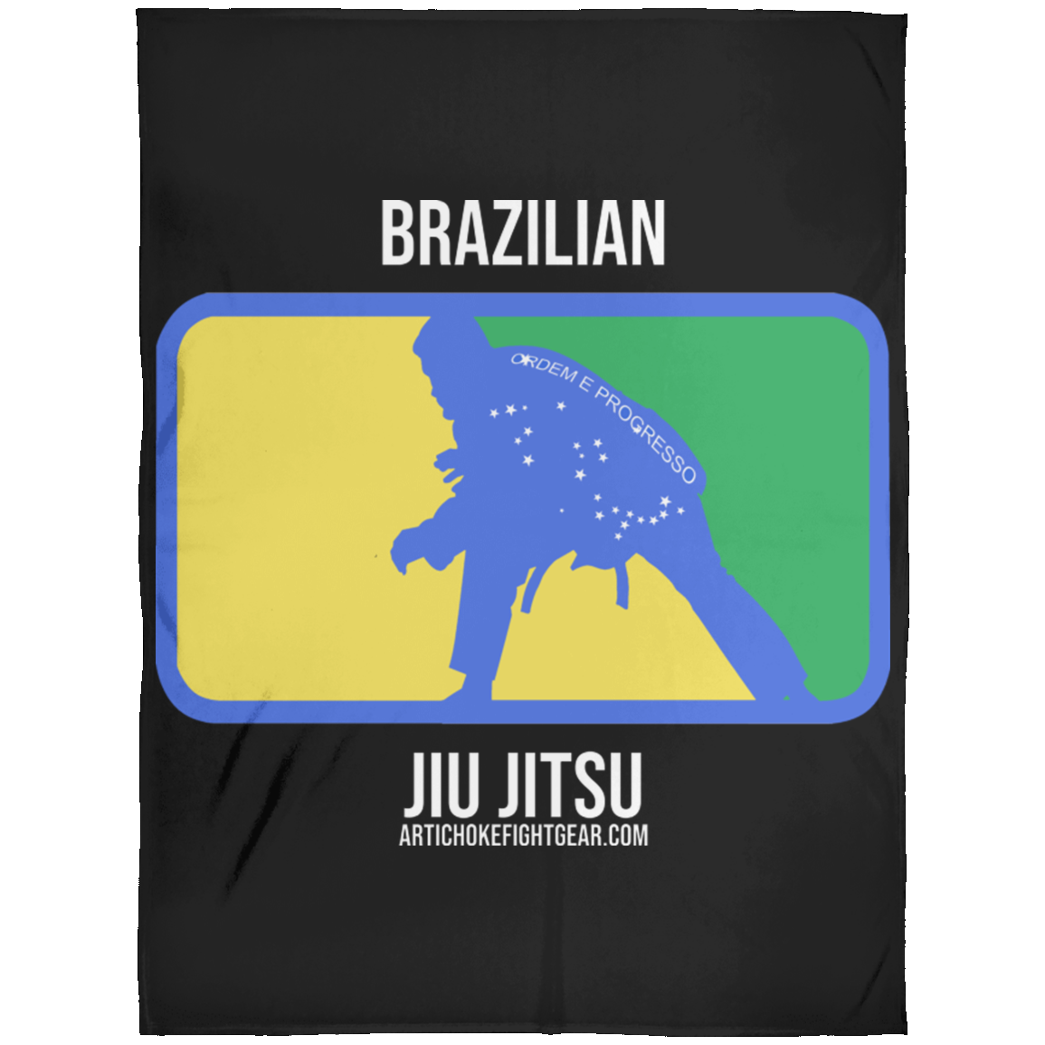 Artichoke Fight Gear Custom Design #13. BJJ, The New National Pastime. Arctic Fleece Blanket 60x80