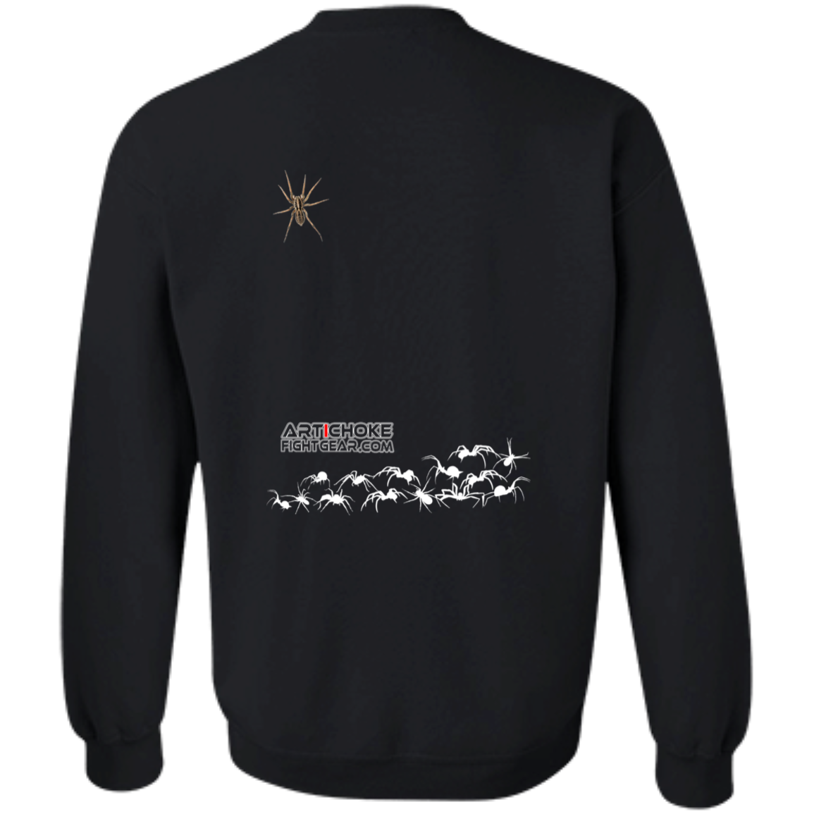 Artichoke Fight Gear Custom Design #1. Arachnophobia: Fear of Spiders. Spider Guard. It's a Jiu Jitsu Thing. Crewneck Pullover Sweatshirt